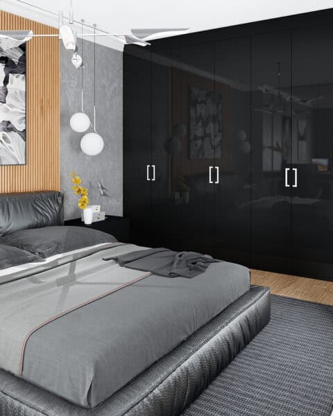 Salon hissi veren oturma alanı – genç odası - tuğ mimarlık Bahçeşehir villa genç odası oturma alanı TV ünitesi ve seperatörlü yerleşim