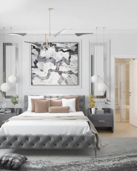 Kadıköy fenerbahçe yatak odası Çalışma alanı - tuğ mimarlık Kadıköy Fenerbahçe yatak odasında pencere önü çalışma masası ve özel dolap